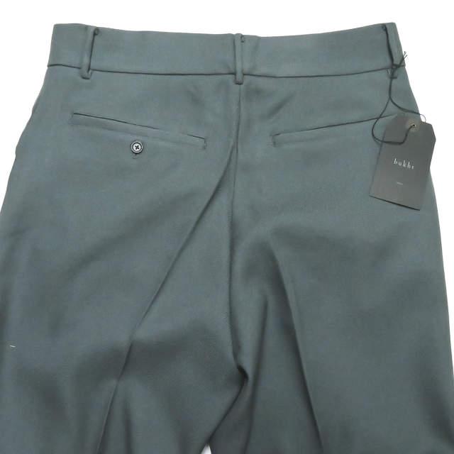 新品 bukht ブフト 19AW NEW CLASSIC TROUSERS HIGH DENSITY POLYESTER TWILL BV-95803 1(S) GREEN スタプレパンツ スラックス ☆☆g1995 |  | 05