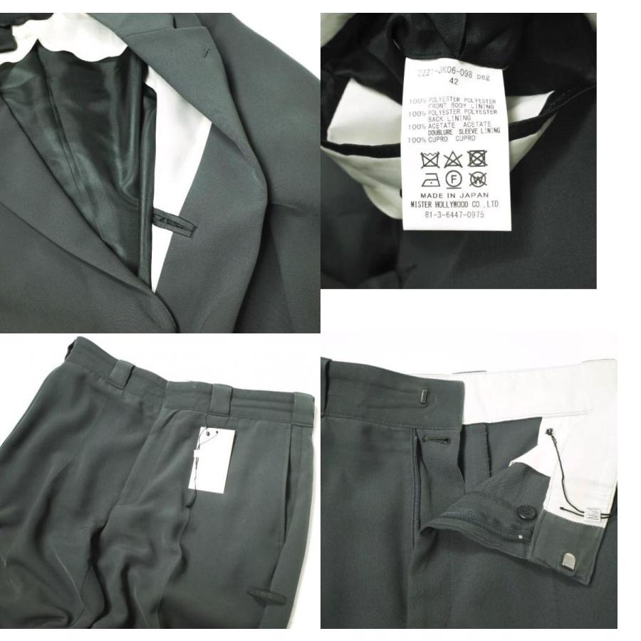 N.HOOLYWOOD エヌハリウッド コンパイルライン 22SS 日本製 TAILORED JACKET ＆ STRAIGHT TROUSERS スーツ セットアップ 42(XL) CHARCOAL |  | 08