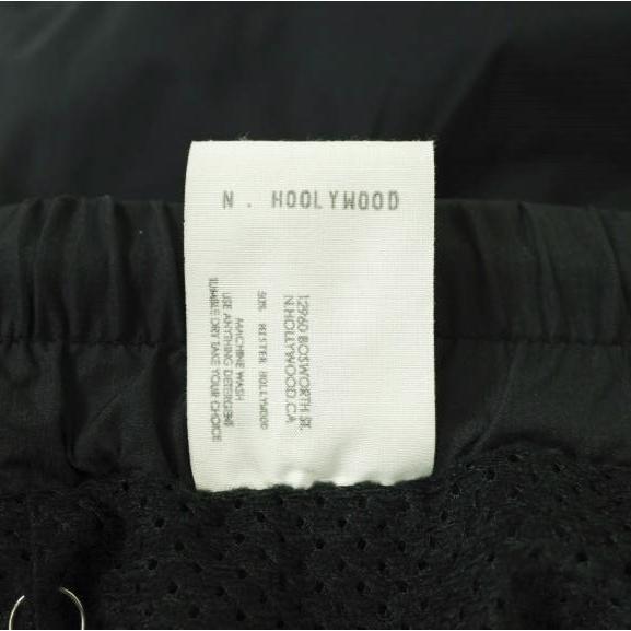 新品 N.HOOLYWOOD x WILDTHINGS エヌハリウッド ワイルドシングス 24AW 別注 EASY PANTS PERTEX イージーパンツ 9242-CP01-001 38 BLACK |  | 07