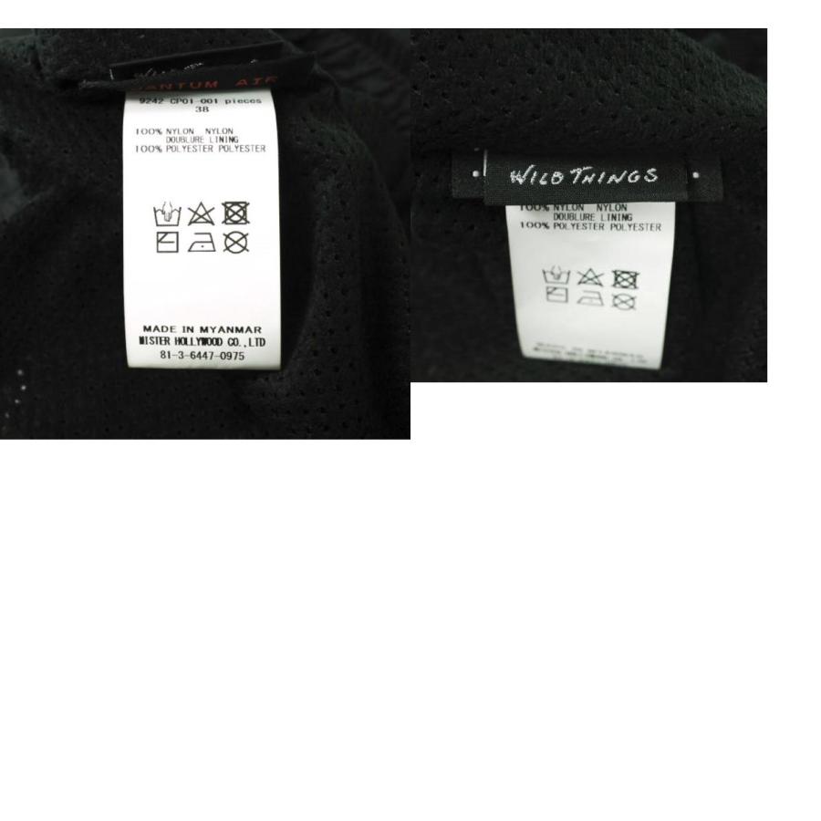 新品 N.HOOLYWOOD x WILDTHINGS エヌハリウッド ワイルドシングス 24AW 別注 EASY PANTS PERTEX イージーパンツ 9242-CP01-001 38 BLACK |  | 09