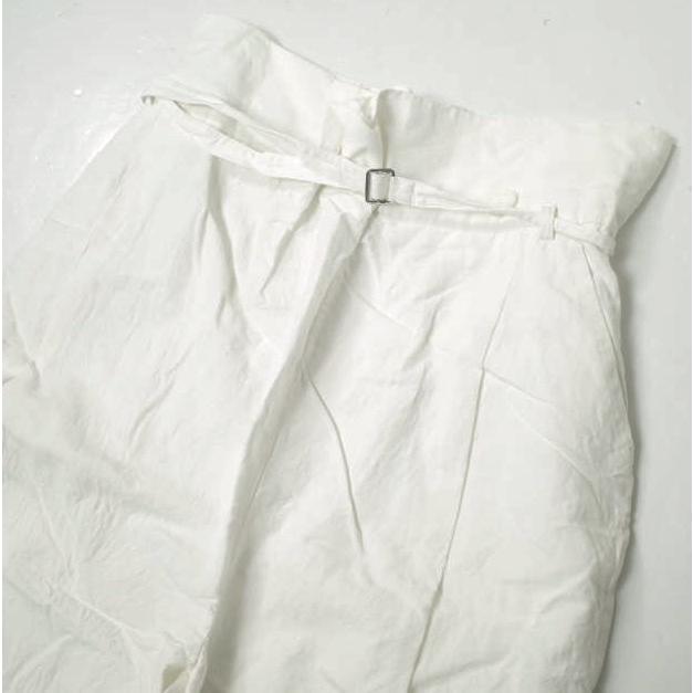 ENFOLD エンフォルド ハイウエストベルテッドワイドパンツ 300AS231-2510 36 WHITE ボトムス g20004 |  | 02