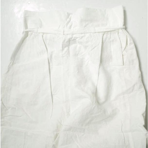 ENFOLD エンフォルド ハイウエストベルテッドワイドパンツ 300AS231-2510 36 WHITE ボトムス g20004 |  | 03
