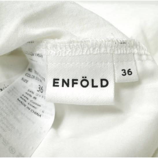 ENFOLD エンフォルド ハイウエストベルテッドワイドパンツ 300AS231-2510 36 WHITE ボトムス g20004 |  | 05