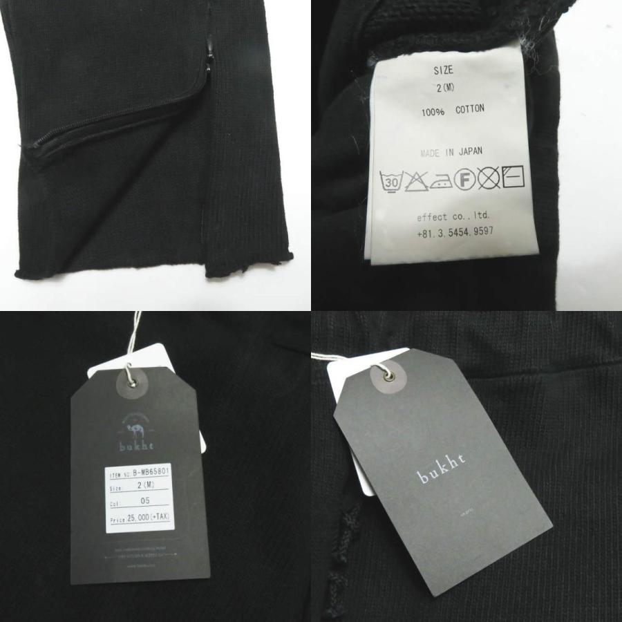 新品 bukht ブフト 日本製 COTTON TAPERED SLIM PANTS コットン天竺 テーパードスリムイージーパンツ B-MB65801 2(M) ブラック ☆☆g2000 |  | 09