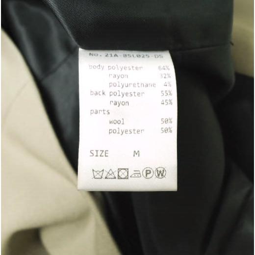 Danke Schon ダンケシェーン 21AW ZIP TAILORED JACKET ジップテーラードジャケット 21A-BSL025-DS M ベージュ アウター g20027 |  | 08