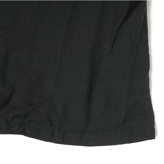 Azuma. アズマ Round Collar Bowling Shirt ノーカラーボーリングシャツ 0 ブラック 半袖 トップス g20033 |  | 06