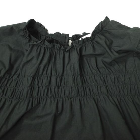 dahl'ia x green label relaxing UNITED ARROWS ダリア 別注 日本製 ギャザー ワンピース DOP-270GLR Free BLACK トップス g20060 |  | 04