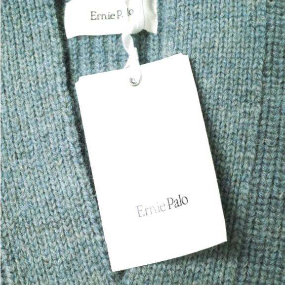 新品 Ernie Palo アーニーパロ 24AW SHETLAND WOOL RIB MIDDLE CARDIGAN シェットランドウールリブニットカーディガン EP08KN01 46 SAX b |  | 03