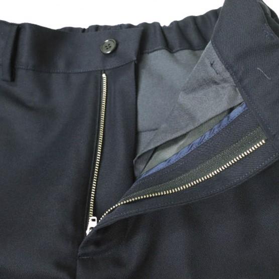 Ernie Palo アーニーパロ 24AW 日本製 STANDARD WOOL SLACKS スタンダードウールスラックス EP08JK01 46 NAVY パンツ 梳毛 イージー 定価50,600円 ボトムス【新古品】【中古】【Ernie Palo】 新品 Ernie Palo アーニーパロ 24AW STANDARD WOOL SLACKS