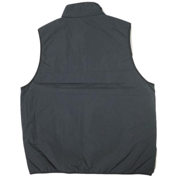 新品 FARAH ファーラー 24AW Nylon Zip Up Vest ナイロンジップアップベスト FR0403-M1009 L BLACK 定価35,200円 中綿 トップス 新品 FARAH ファーラー 24AW Nylon Zip Up Vest ナイロンジップアップ