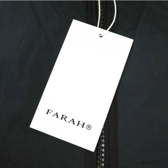 新品 FARAH ファーラー 24AW Nylon Zip Up Vest ナイロンジップアップベスト FR0403-M1009 L BLACK 定価35,200円 中綿 トップス g20087 |  | 03