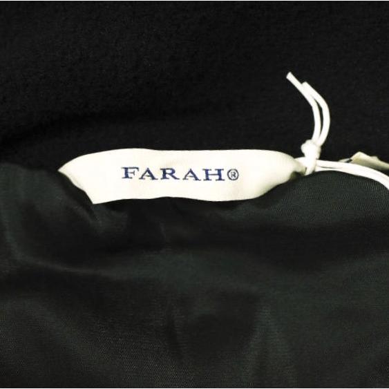 新品 FARAH ファーラー 24AW Nylon Zip Up Vest ナイロンジップアップベスト FR0403-M1009 L BLACK 定価35,200円 中綿 トップス g20087 |  | 08