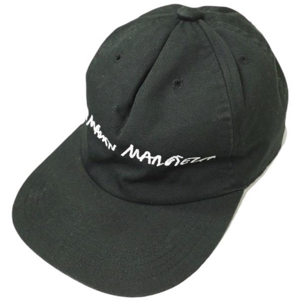 MM6 エムエムシックス 20SS ロゴ刺繍ベースボールキャップ S32TC0102 S52822 Free BLACK Maison Margiela メゾンマルジェラ 5パネル 帽子 | 