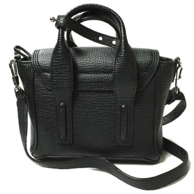 3.1 Phillip Lim スリーワン フィリップリム PASHLI MINI SATCHEL パシュリ ミニサッチェルバッグ AC00-0226SKC BLACK 2WAY ショルダー |  | 01