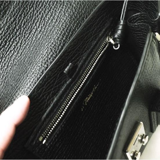 3.1 Phillip Lim スリーワン フィリップリム PASHLI MINI SATCHEL パシュリ ミニサッチェルバッグ AC00-0226SKC BLACK 2WAY ショルダー |  | 08