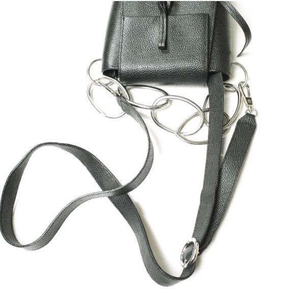 3.1 Phillip Lim スリーワン フィリップリム Leigh Small Top Handle Crossbody W Chain 2WAYチェーンショルダーバッグ AF17-B096SPB BLACK |  | 04