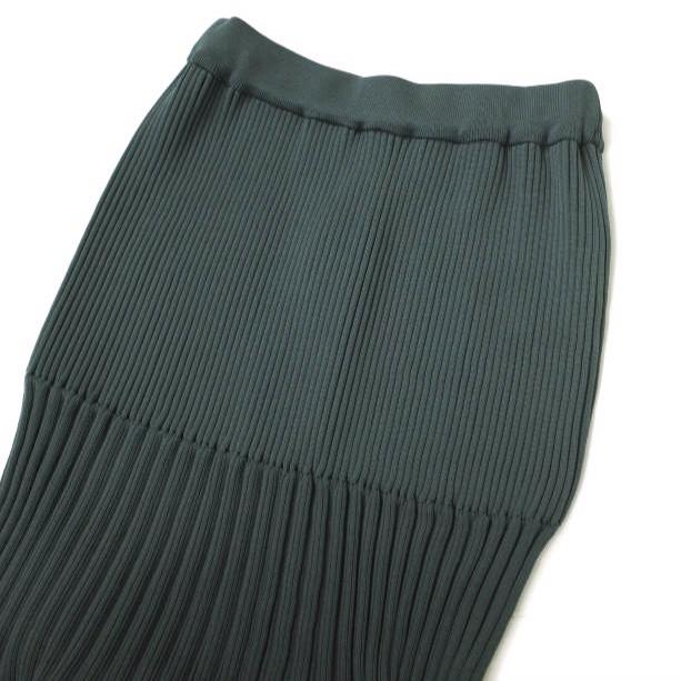 CFCL シーエフシーエル 24SS 日本製 FLUTED MERMAID SKIRT フル―テッド