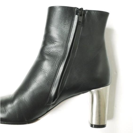CELINE セリーヌ イタリア製 メタルヒールサイドジップブーツ 741 308 35(22cm) ブラック レザー シューズ g20115 |  | 06