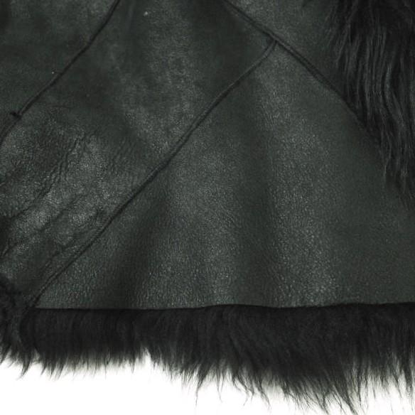 sisii シシ リアルファー ムートンベスト Free BLACK ジレ レザー トップス g20132 |  | 06