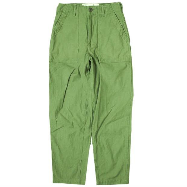 THE SHINZONE ザ シンゾーン 日本製 BAKER PANTS ベイカーパンツ 15AMSPA18 34 OLIVE ファティーグ ジップフライ ボトムス g20142 | 