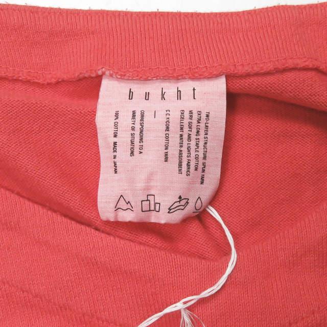 新品 bukht ブフト C.C.Y N/S TEE CORE COMPACT YARN オーバーサイズソリッドノースリーブTシャツ BC-92108 2(M) CORAL カットソー ☆g2015 |  | 03