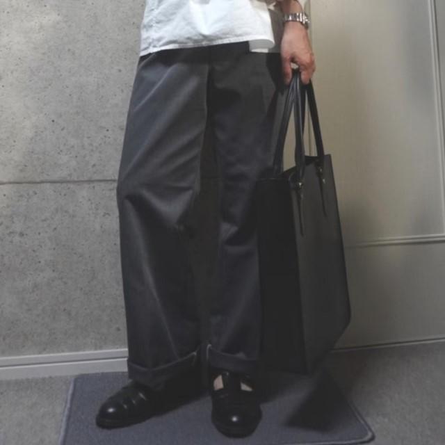 Dickies x AMSTERDAM WETSUITS ディッキーズ アムステルダムウェットスーツ 22SS 別注 875 ワイドストレート チノパンツ 30 Medium Gray |  | 02