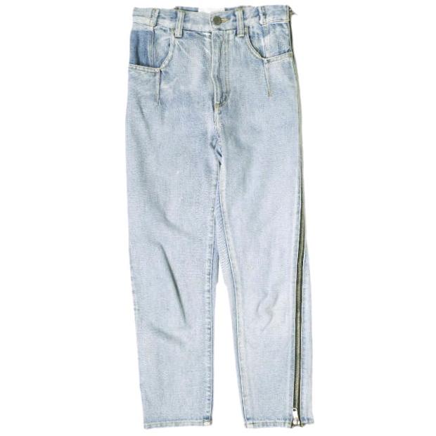 3.1 Phillip Lim スリーワン フィリップリム Zippered Denim Pants リメイク再構築 ジッパーデニムパンツ S171-5471DEN 00 Indigo スリム | 