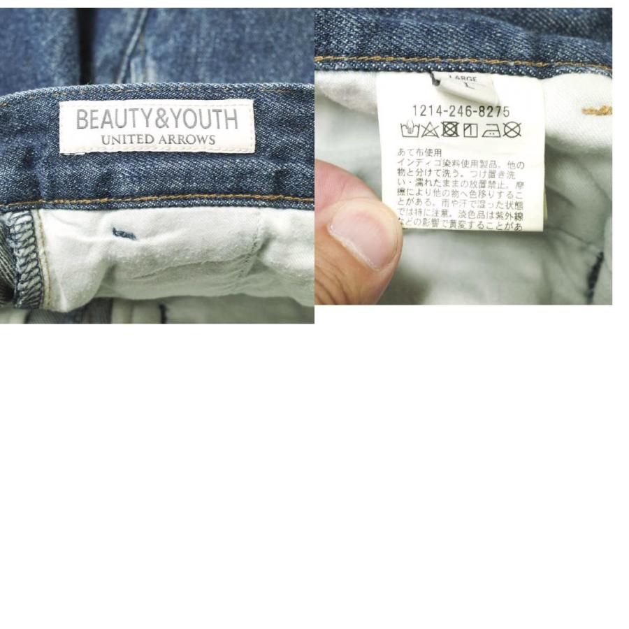BEAUTY＆YOUTH UNITED ARROWS ビューティーアンドユース ハイツイストデニム5P スタンダード MADE IN JAPAN 1214-246-8275 L パンツ |  | 09