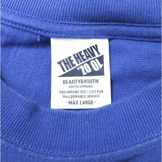 BEAUTY＆YOUTH UNITED ARROWS ビューティーアンドユース 10oz ヘビーウェイトカットソー 1212-199-7797 MAX LARGE(XXL) BLUE 長袖 Tシャツ |  | 03