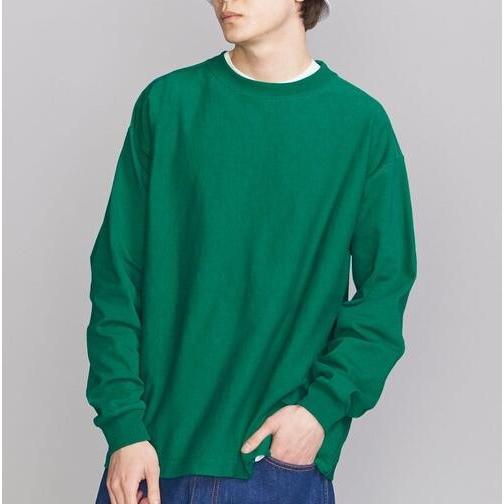 BEAUTY＆YOUTH UNITED ARROWS ビューティーアンドユース 10oz ヘビーワイドカットソー 1212-199-7496 MAX LARGE(XXL) GREEN 長袖 Tシャツ |  | 02