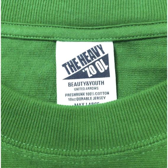 BEAUTY＆YOUTH UNITED ARROWS ビューティーアンドユース 10oz ヘビーワイドカットソー 1212-199-7496 MAX LARGE(XXL) GREEN 長袖 Tシャツ |  | 03