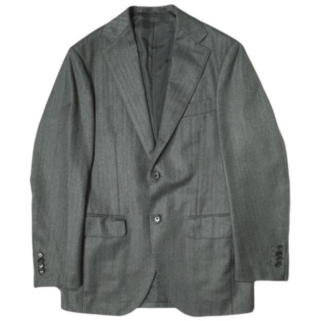 Brilla per il gusto 日本製 DORMEUIL HERRINGBORN SUITS ドーメル ROYAL 11 ヘリンボーンスーツ 46 チャコールグレー BEAMS 定価121,000円 |  | 01