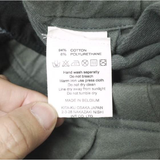 BASISBROEK バージスブルック ベルギー製 イージークロップドパンツ 1 グレー 2タック スウェット ボトムス g20203 |  | 06