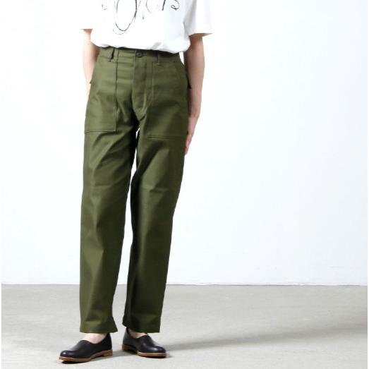 CIOTA シオタ 日本製 スビンコットンバックサテンベイカーパンツ PTLM-110L 1 KHAKI ファティーグ ボトムス g20258 |  | 02