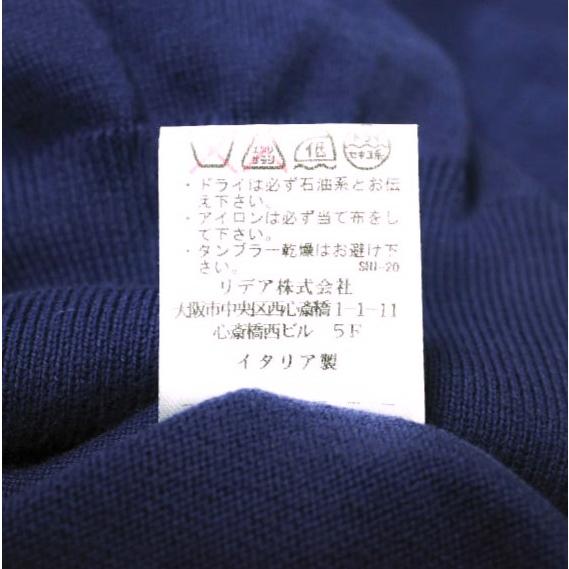CRUCIANI クルチアーニ イタリア製 ハイゲージコットンクルーネックカーディガン CD9975 40 NAVY ニット 定価42,120円 トップス g20259 |  | 06