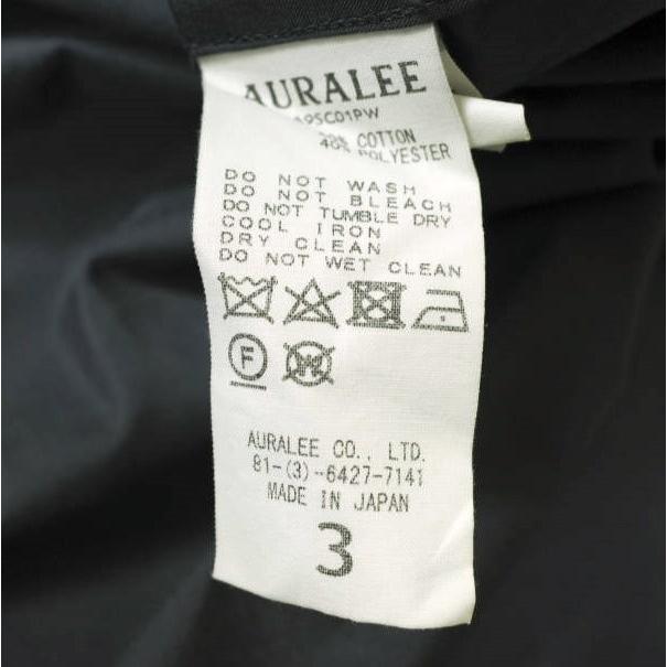 AURALEE オーラリー 19SS LIGHT FINX POLYESTER SOUTIEN COLLAR