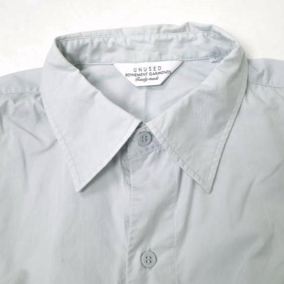UNUSED アンユーズド 20SS 日本製 cotton pullover shirt コットンプルオーバーシャツ US1771 2 LIGHT BLUE 長袖 トップス g20302 |  | 03