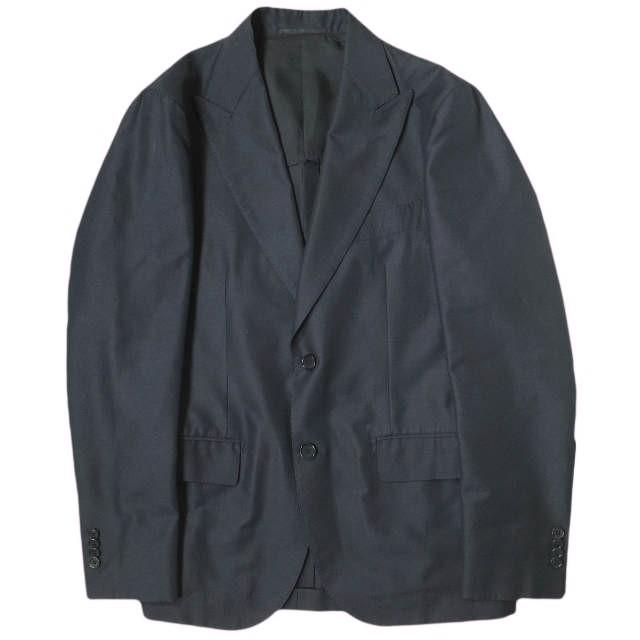 UNITED ARROWS ユナイテッドアローズ UADT YONEZAWA W/SILK ピークドシングル2Bジャケット＆スラックス 46 NAVY スーツ セットアップ |  | 01