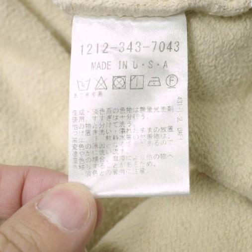 SPORTY＆RICH スポーティーアンドリッチ アメリカ製 ロゴ刺繍 スウェットプルオーバーパーカー 1212-343-7043 L ベージュ 裏毛 g20322 |  | 06