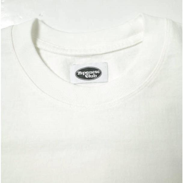 Zepanese Club ゼパニーズクラブ 日本製 Front Pocket Tee ヘビーウェイトコットン ロゴ刺繍ポケットTシャツ L WHITE 半袖 IMA:ZINE g20333 |  | 03