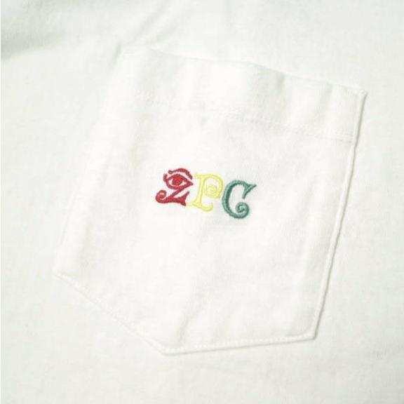 Zepanese Club ゼパニーズクラブ 日本製 Front Pocket Tee ヘビーウェイトコットン ロゴ刺繍ポケットTシャツ L WHITE 半袖 IMA:ZINE g20333 |  | 04