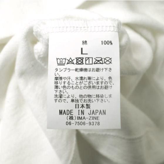 Zepanese Club ゼパニーズクラブ 日本製 Front Pocket Tee ヘビーウェイトコットン ロゴ刺繍ポケットTシャツ L WHITE 半袖 IMA:ZINE g20333 |  | 07