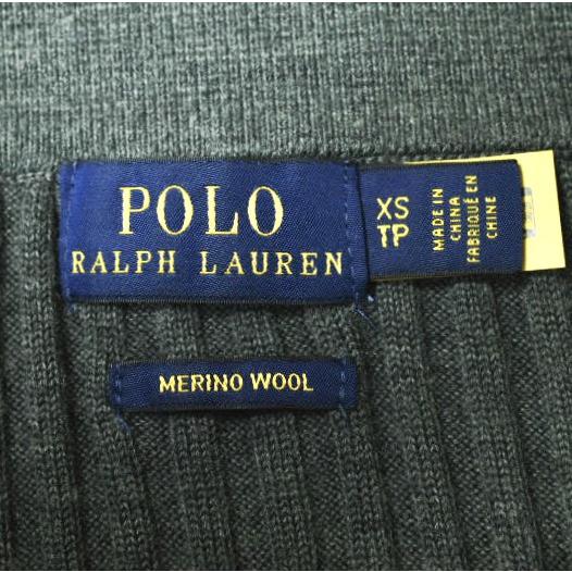 POLO RALPH LAUREN ポロ・ラルフローレン リブドメリノウールスカート XS グレー ニット 定価49,500円 ボトムス g20353 |  | 03