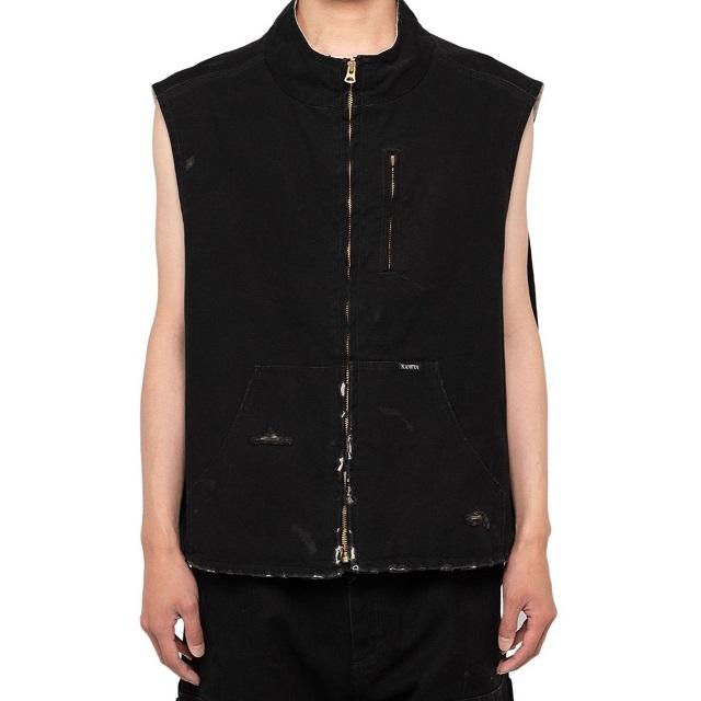 KAMIYA カミヤ 24AW 日本製 BORO Duck Vest ボロダックベスト G13VT025