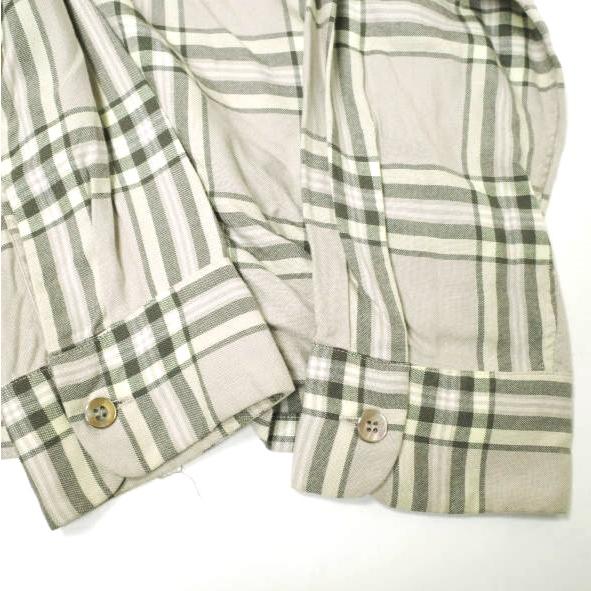 UNUSED アンユーズド 18AW 日本製 Rayon Check Shirt レーヨンチェック