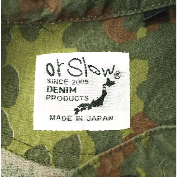 orslow オアスロウ 日本製 スタンドカラー ロングシャツ ワンピース 1 カモフラージュ CAMO トップス g20377 |  | 03