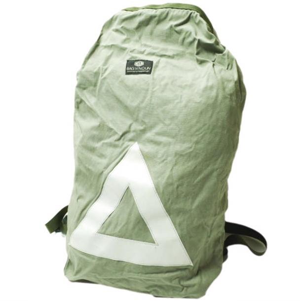 BAG'n'NOUN バッグンナウン 日本製 CYCLE NAPSAC M サイクルナップサック OLIVE リュック ネセサリーオアアンネセサリー カバン g20384 | 