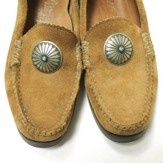 YUKETEN ユケテン Concho Moc コンチョモック W61/2C(23-23.5cm) ブラウン レザー スエード スリッポン モカシン シューズ g20408 |  | 04