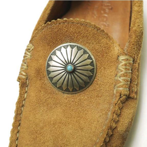 YUKETEN ユケテン Concho Moc コンチョモック W61/2C(23-23.5cm) ブラウン レザー スエード スリッポン モカシン シューズ g20408 |  | 05