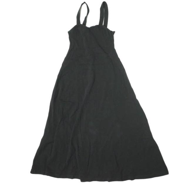LOS ANGELES APPAREL x Ray BEAMS ロサンゼルスアパレル レイビームス 別注 Camisole Onepiece キャミソールワンピース S ブラック g20420 | 